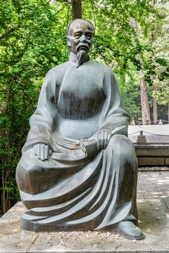 太清宮蒲松齡塑像