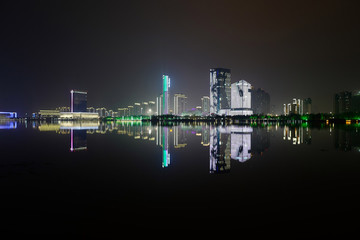 晚上的夜景