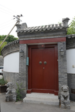 四合院門樓