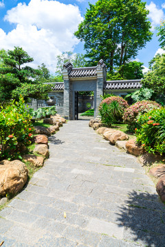 中式別墅庭院大門