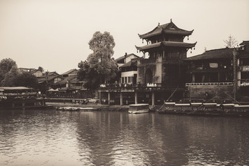 四川古鎮(zhèn)老碼頭