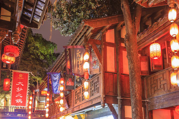 錦里古鎮(zhèn)夜景