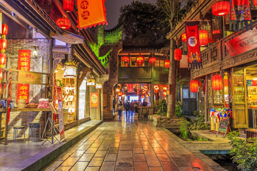 錦里古鎮(zhèn)夜景