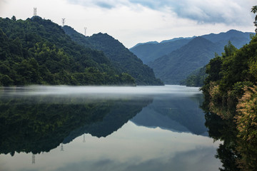 小東江晨霧