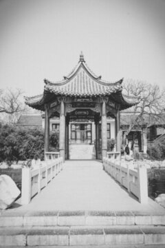 老濟(jì)南大明湖懷舊照片