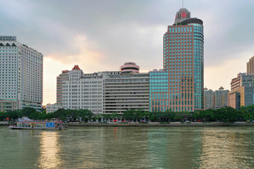 珠江夕陽