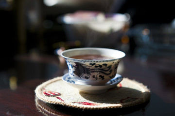 一杯茶意境圖