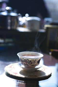 一杯茶意境圖