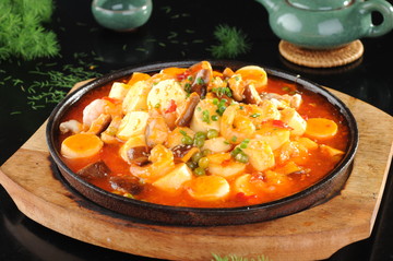 鐵板嫩豆腐
