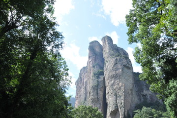 樂清雁蕩山風(fēng)景合掌峰夫妻峰