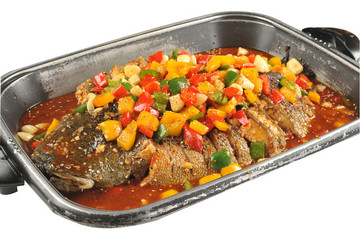 金牌蒜香烤魚