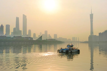 珠江早晨