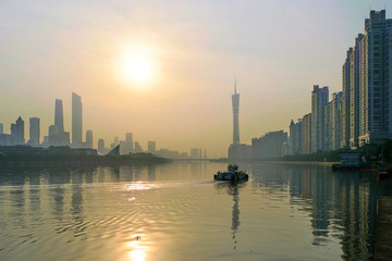 珠江早晨