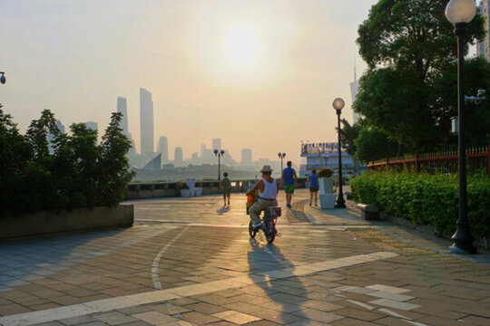珠江早晨