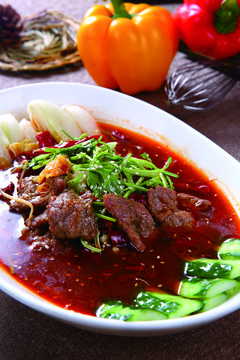 水煮牛肉