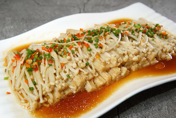 蒸金針菇
