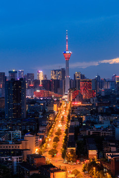 成都電視塔夜景