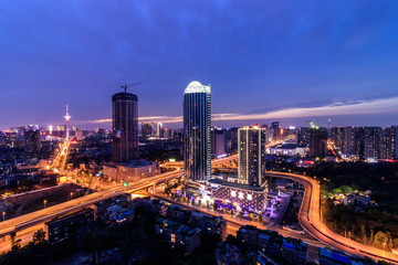 成都杉板橋夜景