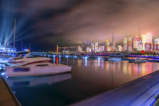 青島奧帆中心夜景