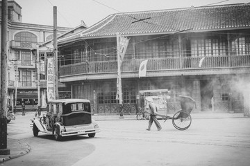 上海民國(guó)街景