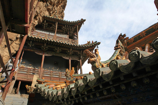 懸空寺的建筑
