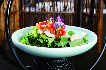 欖油桃仁油麥菜