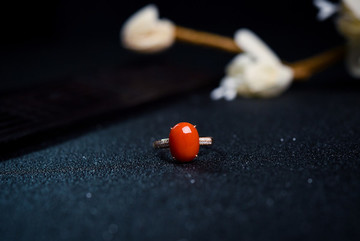 紅珊瑚戒指