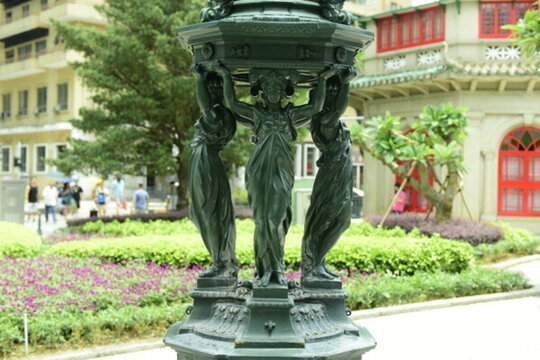 和麗女神噴泉雕塑