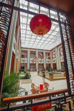 濰坊世界風(fēng)箏博物館內(nèi)部景觀