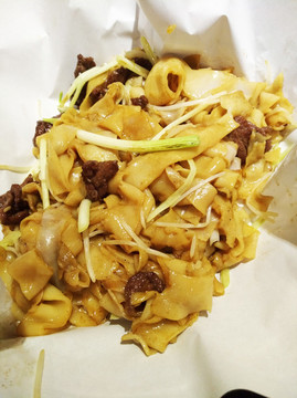 紙包炒牛河