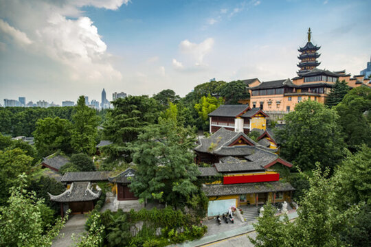 南京古城墻雞鳴寺