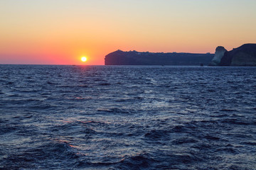 希臘愛琴海日落