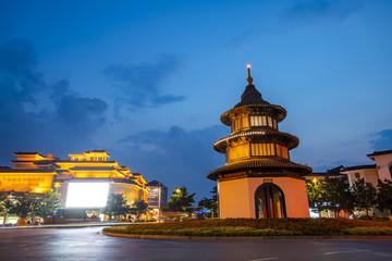 揚(yáng)州文昌閣夜景