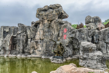 周瑜塑像
