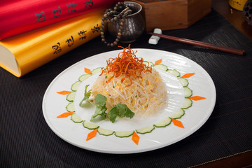 涼拌素魚翅