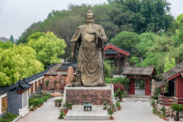 荊州關(guān)羽祠關(guān)羽塑像