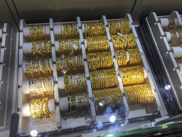 黃金首飾展示