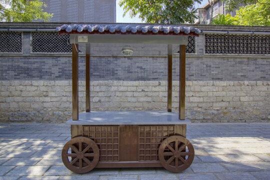 仿古售貨亭