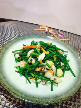 蝦仁腰果蒜毫