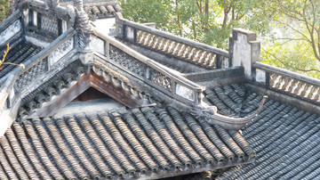 江南建筑房頂屋檐