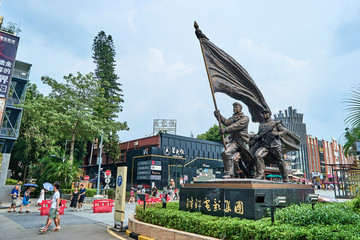 珠江電影雕塑
