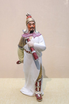 瓷塑人物鄭成功