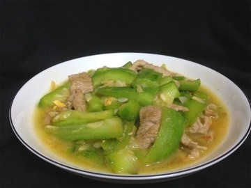 瘦肉炒絲瓜