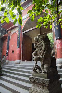 重慶磁器口古鎮(zhèn)寶輪寺