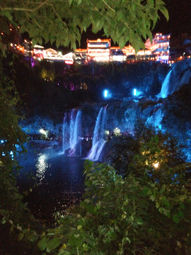 芙蓉鎮(zhèn)夜景