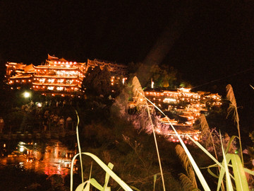 芙蓉鎮(zhèn)景區(qū)夜景