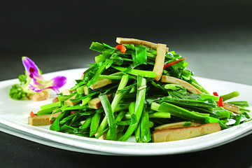 韭菜炒雙豆干