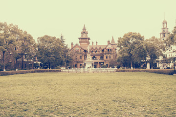 老上海民國建筑街景
