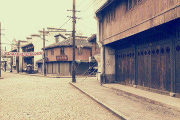老上海民國建筑街景
