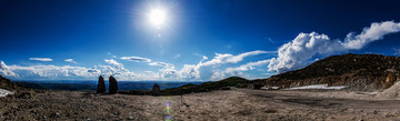折多山全景圖